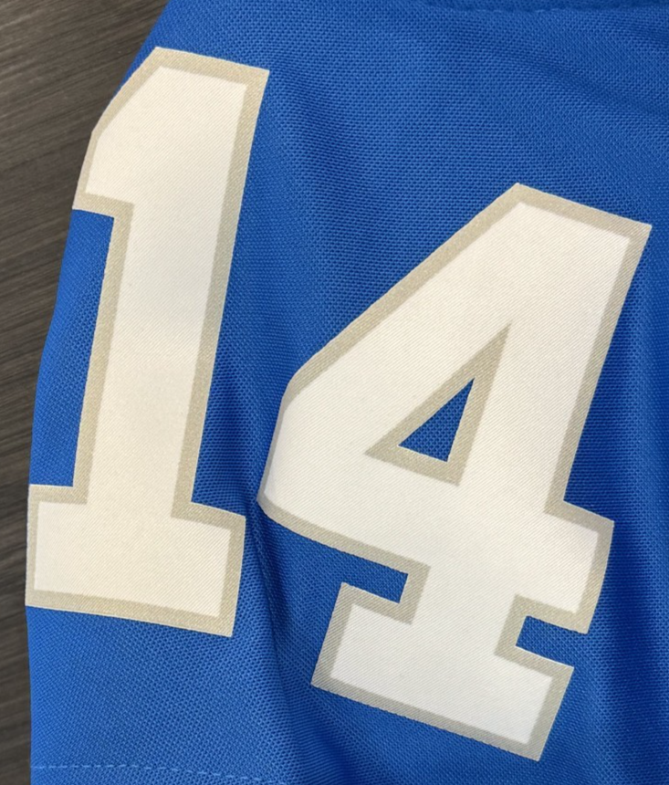 Amon Ra St Brown Signed Nike Blue Vapor Fuse Limited Jersey Lions Auto Fanatics