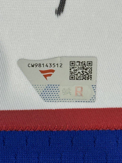 Phil Simms Signed Mitchell & Ness Replica Jersey Dual SB Auto Fanatics Giants