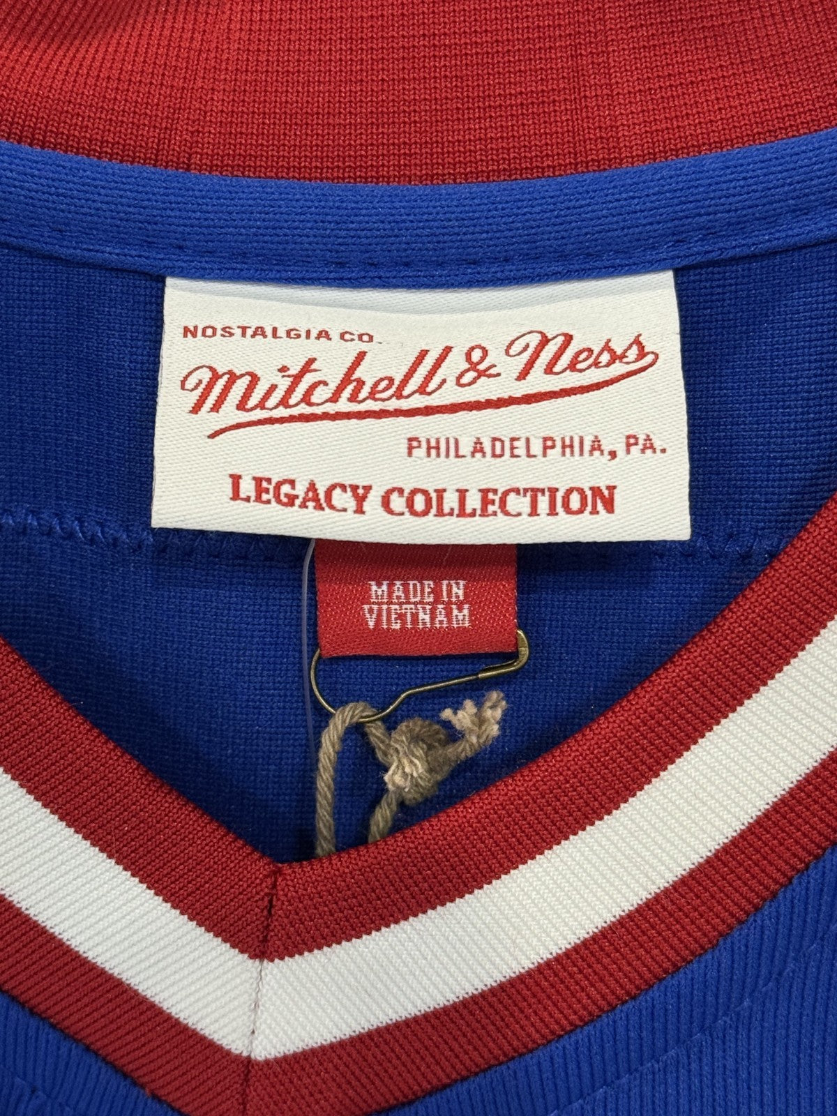 Phil Simms Signed Mitchell & Ness Replica Jersey Dual SB Auto Fanatics Giants