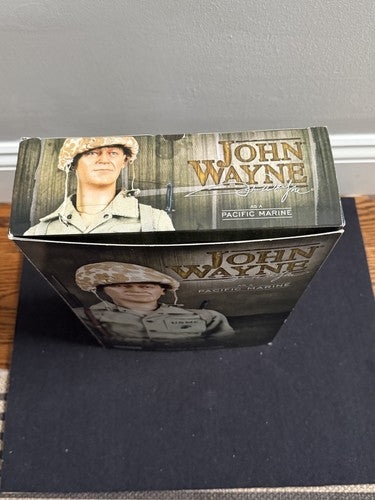 Sideshow Collectible Toys John Wayne 12 “ Figure As WW2 Pacific Marine NIB 2005