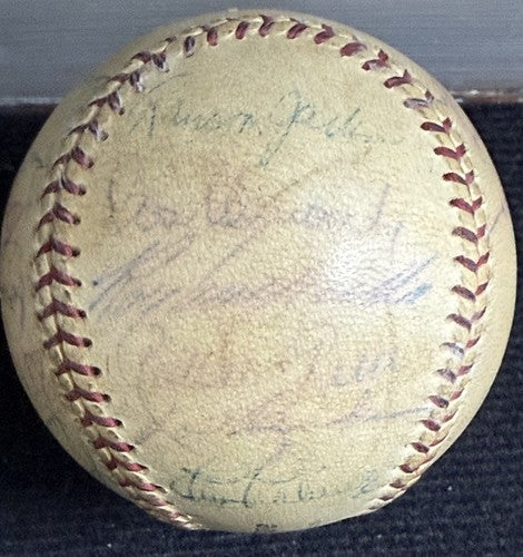 Jackie Robinson Roy Campanella 1956 Brooklyn Dodgers Team Signed Baseball PSA