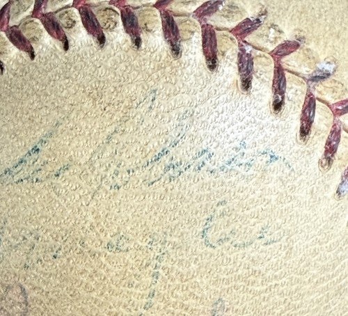Jackie Robinson Roy Campanella 1956 Brooklyn Dodgers Team Signed Baseball PSA