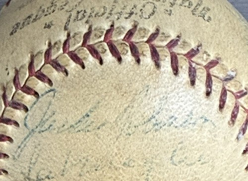 Jackie Robinson Roy Campanella 1956 Brooklyn Dodgers Team Signed Baseball PSA