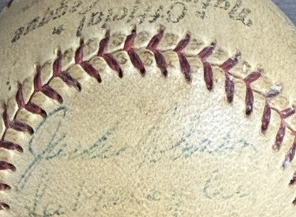 Jackie Robinson Roy Campanella 1956 Brooklyn Dodgers Team Signed Baseball PSA
