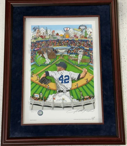 Mariano Rivera Ny Yankees Fazzino Signed 3D Framed Art Yankee Stadium 3/15 TP