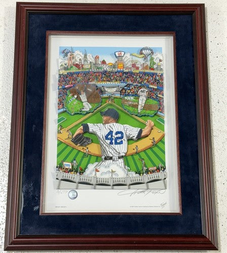 Mariano Rivera Ny Yankees Fazzino Signed 3D Framed Art Yankee Stadium 3/15 TP