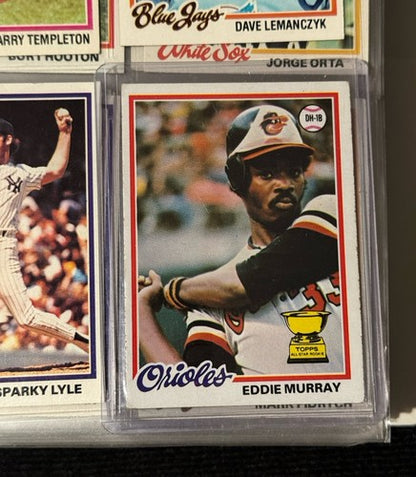 1978 Topps Baseball COMPLETE Set In Binder Nm mint Eddie Murray Paul Molitor Rc