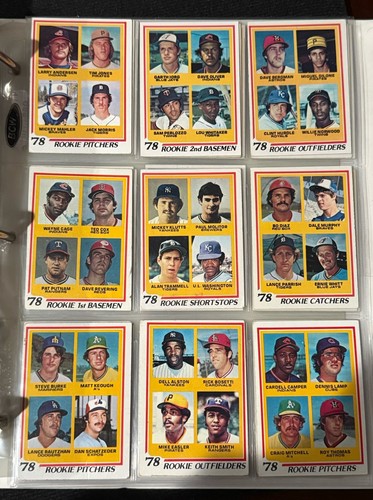 1978 Topps Baseball COMPLETE Set In Binder Nm mint Eddie Murray Paul Molitor Rc