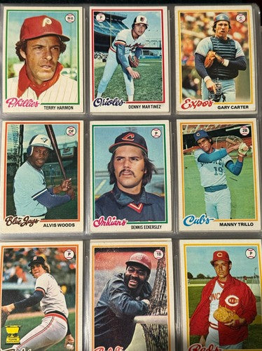 1978 Topps Baseball COMPLETE Set In Binder Nm mint Eddie Murray Paul Molitor Rc