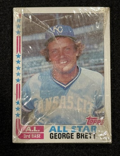 1982 Topps Grocery cello pack Factory Sealed Cal Ripken Jr Rookie #21 Top Brett