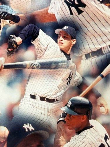 NY YANKEES 1998 WORLD SERIES CHAMPIONS COLLAGE LICENSED 16x20 Photo /250 JETER