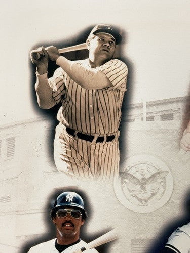 NY YANKEES Team Of Century COLLAGE LICENSED 16x20 Photo /250 JETER Mantle Ruth