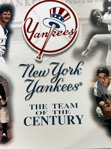 NY YANKEES Team Of Century COLLAGE LICENSED 16x20 Photo /250 JETER Mantle Ruth