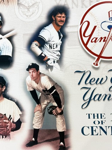 NY YANKEES Team Of Century COLLAGE LICENSED 16x20 Photo /250 JETER Mantle Ruth