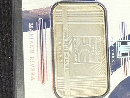 2024 Panini Impeccable Mariano Rivera .999 Silver Bar HOF /25 Mint Magnet Case