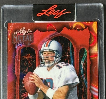 2025 Leaf Metal Halloween Dan Marino Auto Blood Red /13 Dolphins HOF Mint Sealed