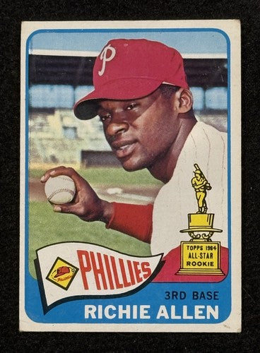 1965 Topps #460 Richie Allen Ex Rookie Trophy Phillies