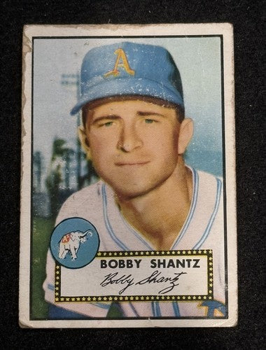 1952 TOPPS BOBBY SHANTZ #219 MVP Year Centered