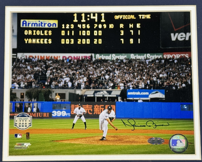Mariano Rivera Signed Framed 8x10 Photo Final Pitch Yankee Stadium Auto Steiner