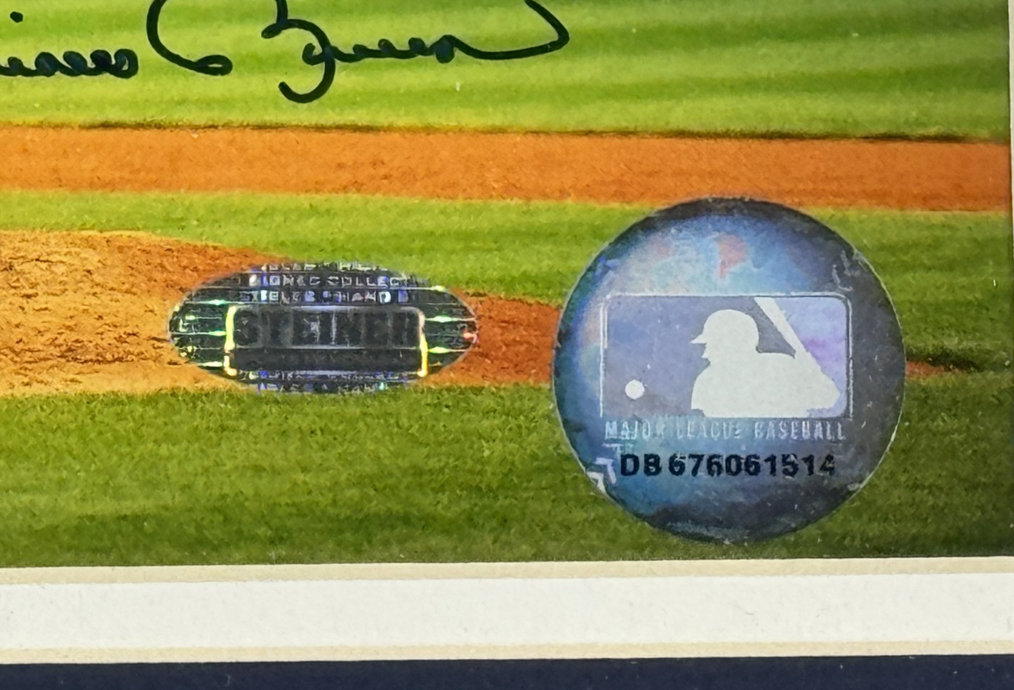Mariano Rivera Signed Framed 8x10 Photo Final Pitch Yankee Stadium Auto Steiner