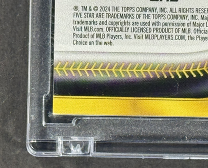 2024 Topps Five Star Rafael Devers Mint Auto /75 Encased Sealed Boston Red Sox