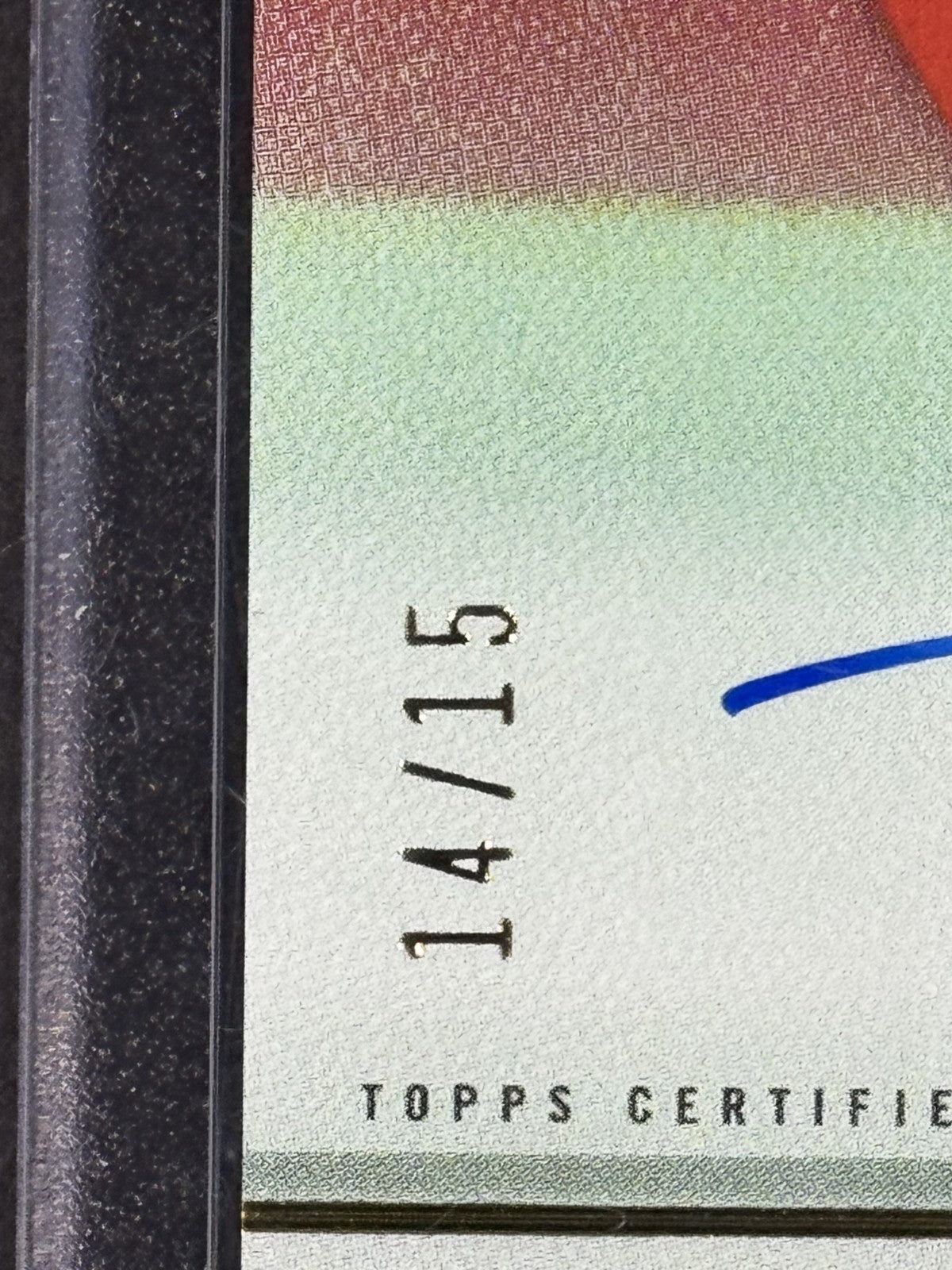 2024 Topps Five Star Trea Turner Mint  Auto /15 Encased Sealed Phillies