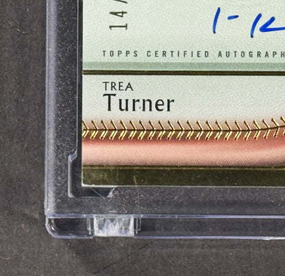 2024 Topps Five Star Trea Turner Mint  Auto /15 Encased Sealed Phillies