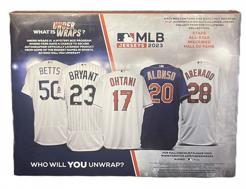 2023 Under Wraps Signed MLB Baseball  Jersey Sealed Box Fanatics Ohtani Auto ?