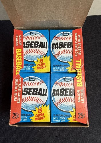 1980 Topps Baseball Sealed Wax Box Authentic Henderson RC CLEAN BOX From Case MT