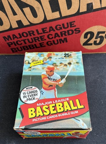 1980 Topps Baseball Sealed Wax Box Authentic Henderson RC CLEAN BOX From Case MT