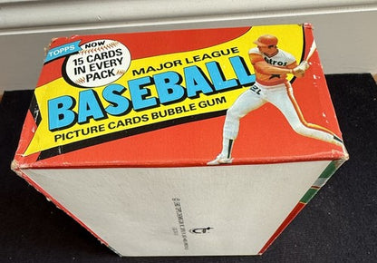 1980 Topps Baseball Sealed Wax Box Authentic Henderson RC CLEAN BOX From Case MT