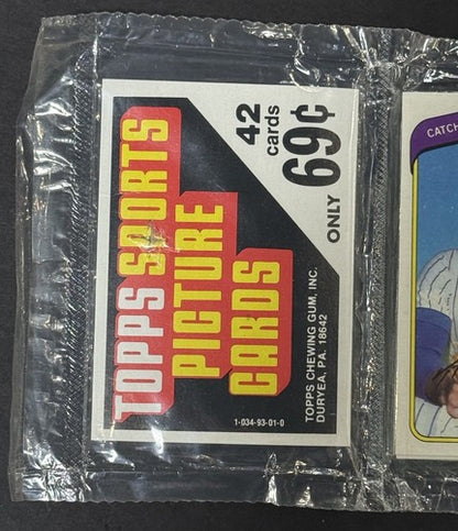 1980 Topps baseball pack rack Factory Sealed Possible Rickey Henderson Rc