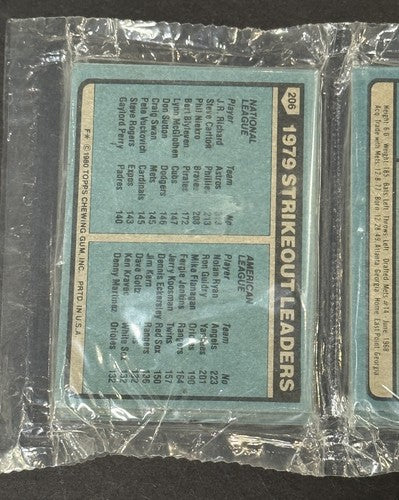 1980 Topps baseball pack rack Factory Sealed Possible Rickey Henderson Rc
