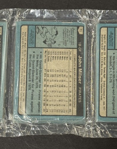 1980 Topps baseball pack rack Factory Sealed Possible Rickey Henderson Rc