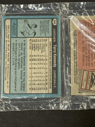 1980 Topps baseball pack rack Factory Sealed Possible Rickey Henderson Rc
