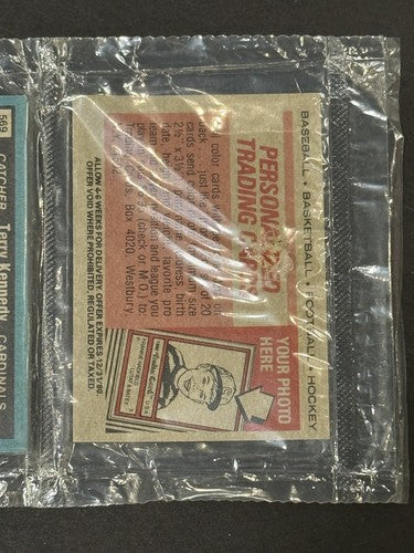 1980 Topps baseball pack rack Factory Sealed Possible Rickey Henderson Rc