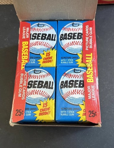 1980 Topps Baseball Sealed Wax Box Authentic Henderson RC CLEAN BOX From Case MT