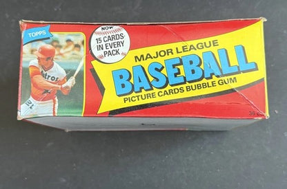 1980 Topps Baseball Sealed Wax Box Authentic Henderson RC CLEAN BOX From Case MT