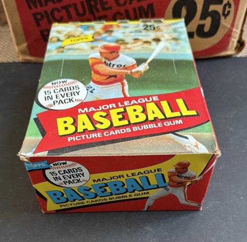 1980 Topps Baseball Sealed Wax Box Authentic Henderson RC CLEAN BOX From Case MT