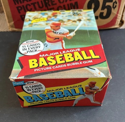 1980 Topps Baseball Sealed Wax Box Authentic Henderson RC CLEAN BOX From Case MT
