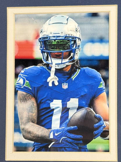 Jaxon Smith Njigba Signed Framed Jersey #11 Seattle Seahawks Auto BAS COA