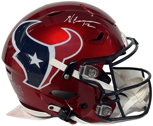 Nico Collins Signed SpeedFlex FS Authentic Helmet Houston Texans Auto BAS COA
