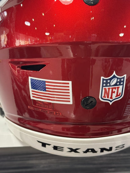 Nico Collins Signed SpeedFlex FS Authentic Helmet Houston Texans Auto BAS COA