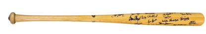 1998 Yankees Team Signed Bat /28 Auto Derek Jeter Rivera Torre Posada Goldin COA