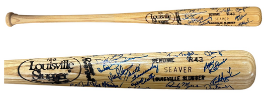 Tom Seaver Game Issued LS Genuine R43 Model Bat NY Mets 29 Auto CBM COA
