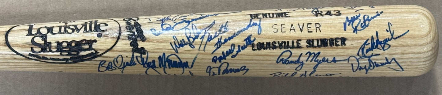 Tom Seaver Game Issued LS Genuine R43 Model Bat NY Mets 29 Auto CBM COA