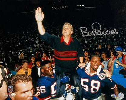 Bill Parcells Signed 16x20 Framed Photo Giants Super Bowl XXV Autograph PSA
