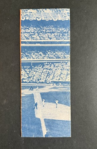 1972 New York Mets 8x3 Official Schedule Vintage Manufacturers Hanover Trust