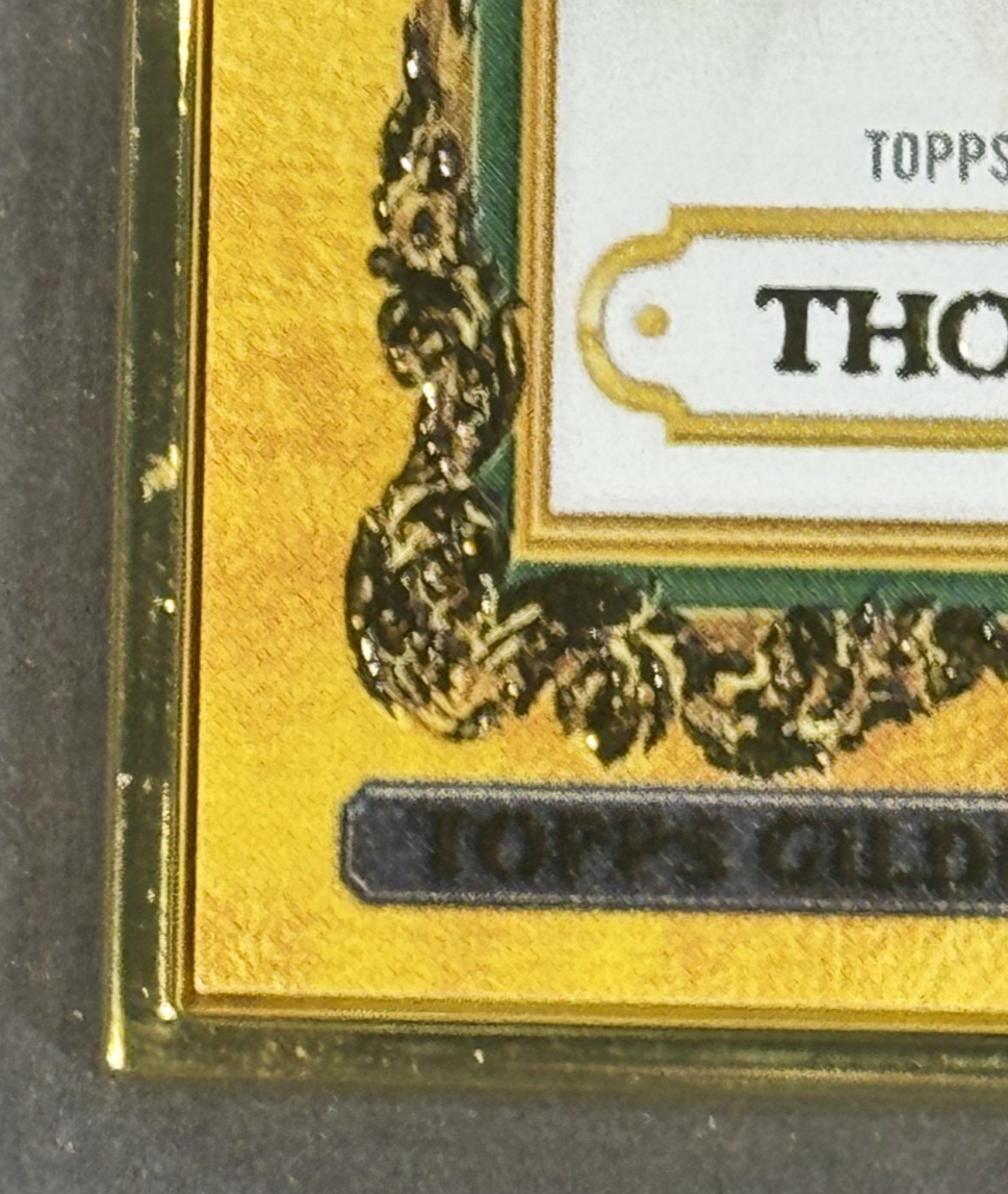 2025 Topps Gilded Gallery Of Gold Thomas Saggese Auto /25 RC St Louis Cardinals