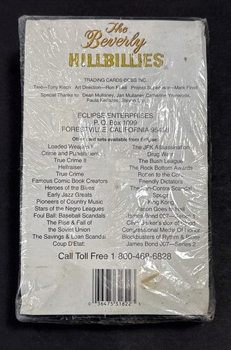 1993 CBS Eclipse The Beverly HillBillies Tv Show 36 Packs Factory Sealed Wax Box